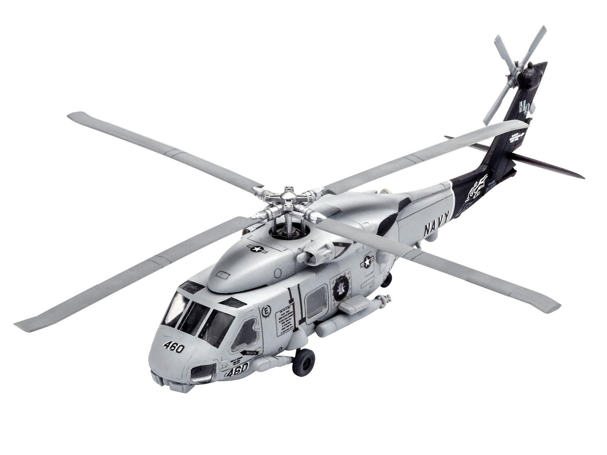 Revell 04955 Sh-60 Navy Helicopter - 1/100   Kit Para Montar 