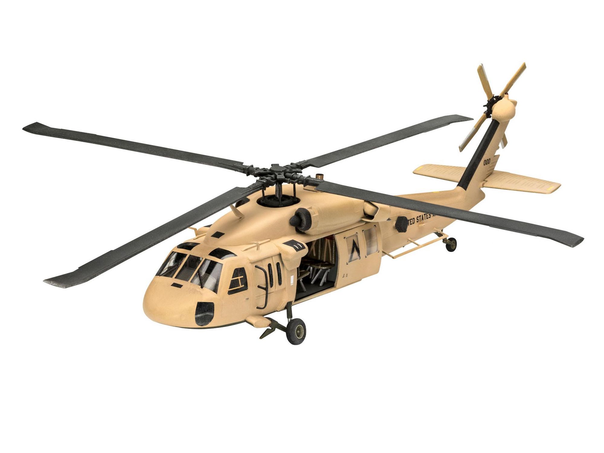 Revell 04976 Uh-60 Helicóptero De Transporte - 1/72 Kit Para Montar