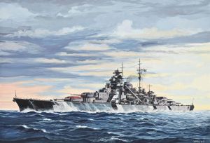 Revell 05098  Couraçado Bismark Battleship 1/700 - Kit Montar