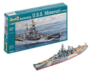 Revell 05128 Battleship U.s.s. Missouri (Wwii) - 1/1200