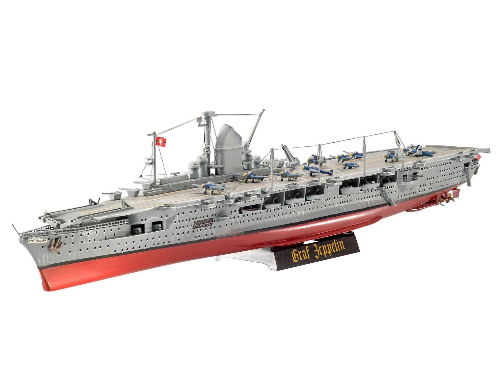 Revell 05164 Porta-aviões Alemão Graf Zeppelin - 1/720 - Kit Para Montar