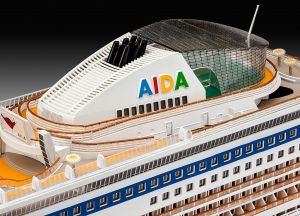 Revell 05230 Cruiser Ship Aida Blu, Sol, Mar, Stella - 1/400 Navio Cruzeiro Kit para montar 