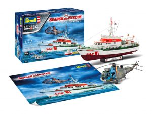 Revell 05683 Sar Set - Dgzrs Berlin + Westland Seaking Mk.41 - 1/72