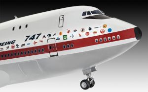 Revell 05686 Boeing 747-100, 50th Anniversary 1:144 Giftset Kit Para Montar