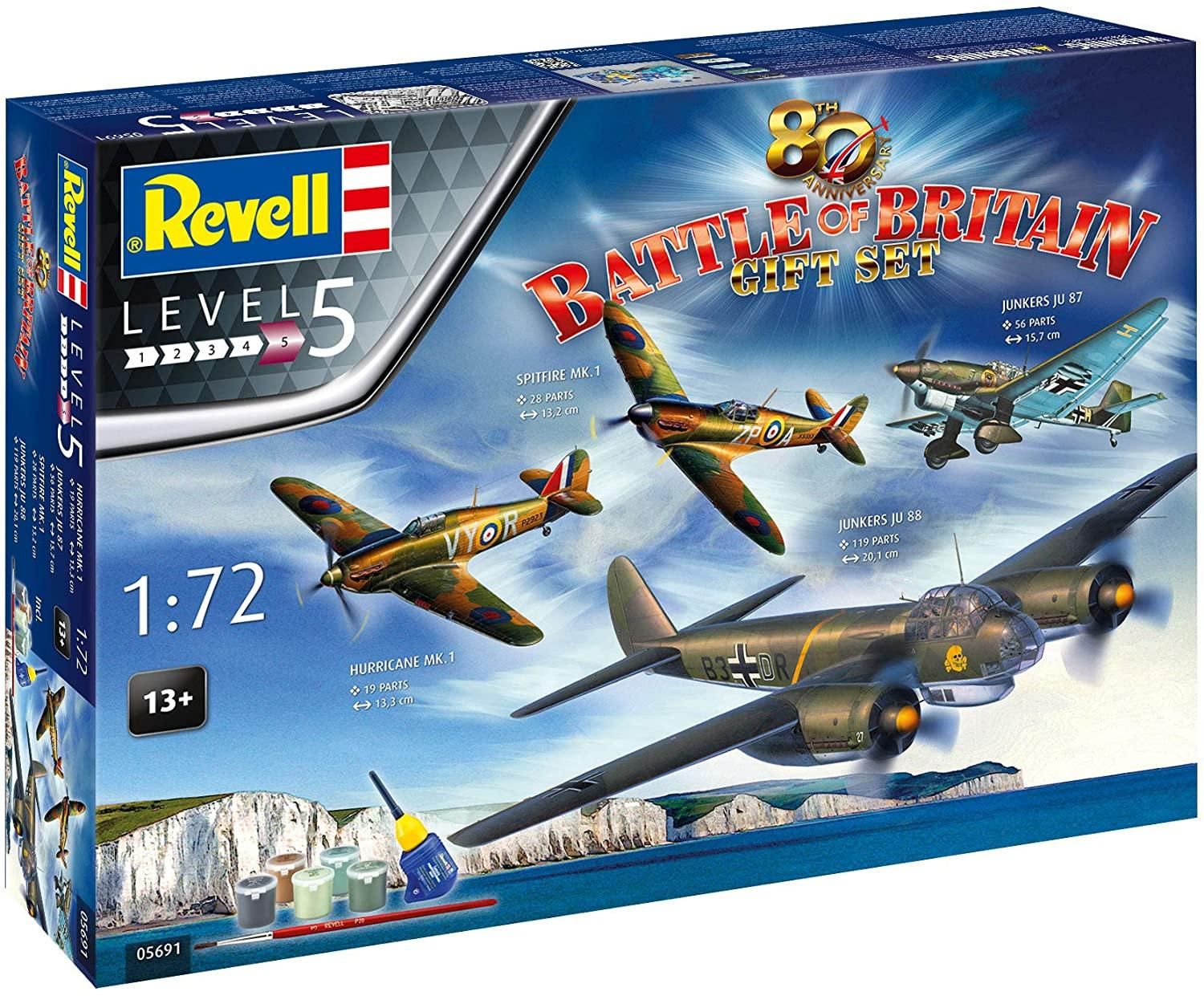 Revell 05691 Gift set - 80th Anniversary Battle of Britain - 1/72 kit Para Montar 