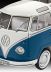 Revell 07009 Kombi Volkswagen T1 Samba Bus - 1/16 - Kit Para Montar