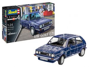 Revell 07673 VW Golf GTI Builders Choice - 1/24 Kit Para Montar