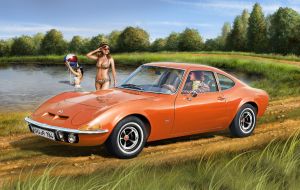 Revell 07680 Opel GT 1/32 kit Para Montar 