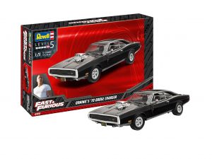 Revell 07693 Dominics 1970 Dodge Charger - 1/25 - Kit para Montar Velozes & Furiosos