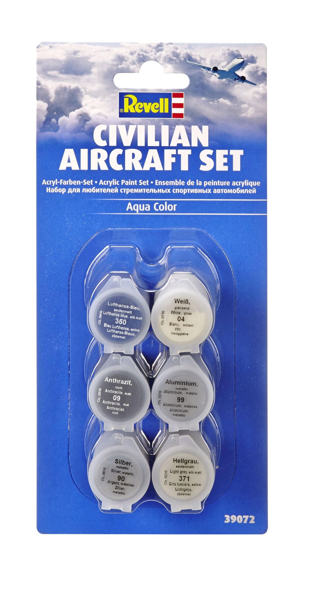 Revell 39072 Civilian Aircraft Aqua Color Set