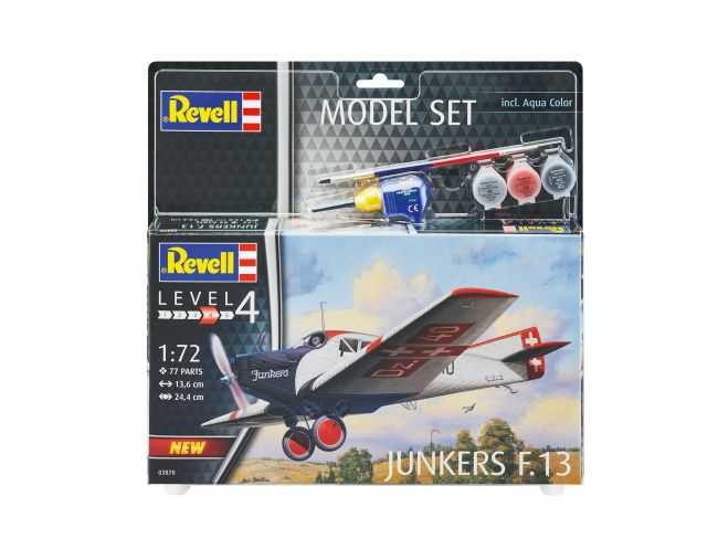 Revell 63870 unkers F.13 - 1/72 Model Set Kit Para Montar