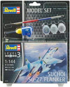 Revell 63948  Suchoi Su-27 Flanker - 1/144 - Model Set Kit Para Montar 