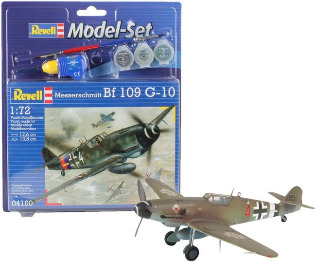 Revell 64160 Model Set Messerschmitt Bf-109 - 1/72  Kit Para Montar