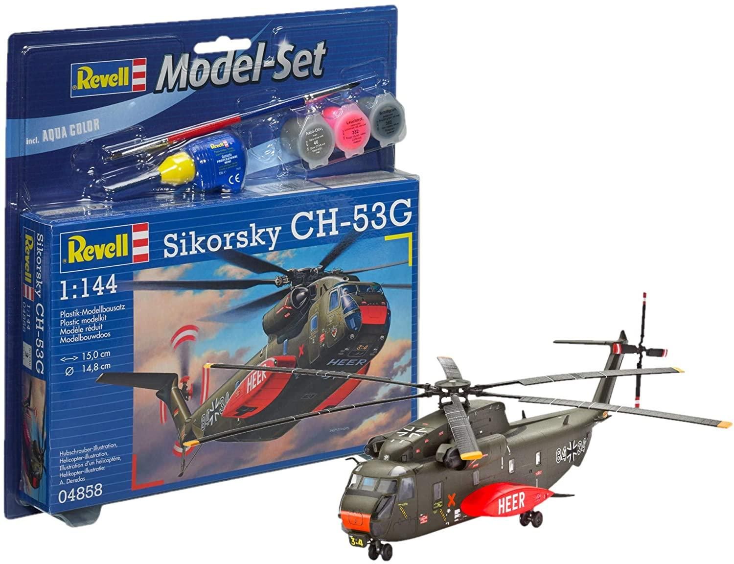 Revell 64858 Model Set - Ch-53G Heavy Transport - 1/144  Kit Para Montar