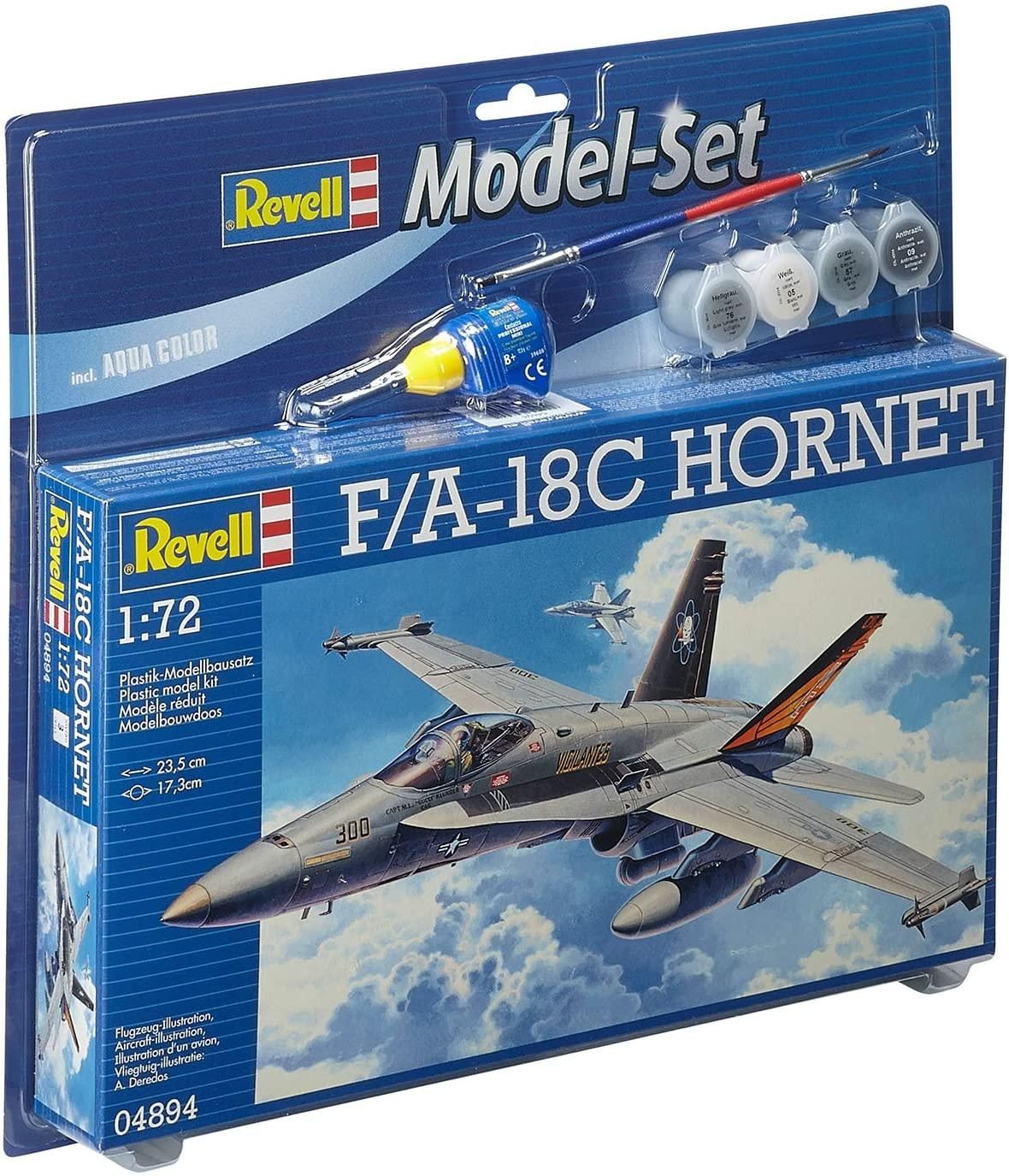 Revell 64894 F / A-18C Hornet - 1/72 Kit para montar 