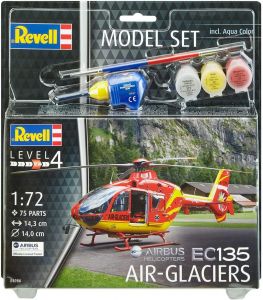 Revell 64986 Airbus Helicopter Ec135 Air-Glaciers - 1/72 - Model Set  Kit Para Montar