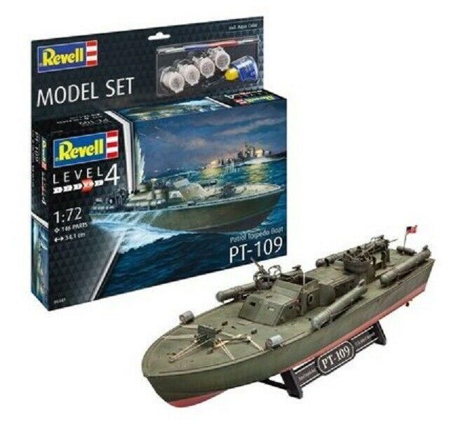 Revell 65147 Patrol Torpedo Boat PT-109 - 1/72 Set kit Para Montar