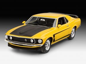 Revell 67025 Model Set 1969 Ford Mustang Boss - 1/25  Kit Para Montar