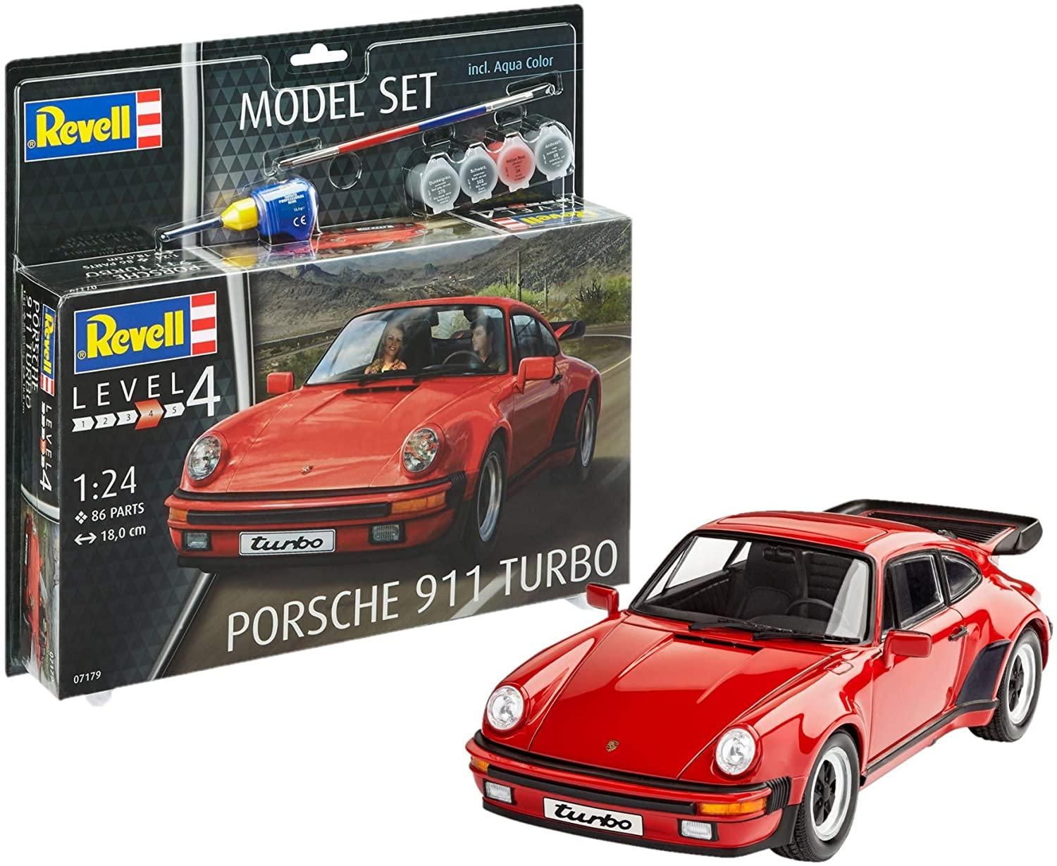 Revell 67179 Model Set Porsche 911 Turbo - 1/24  Kit Para Montar