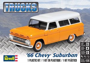 Revell 85-4409 Chevy Suburban 1966 - 1/25 Kit Para Montar 