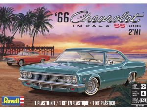  Revell 85-4497 Chevy Impala Ss 1966 - 1/256 Kit Para Montar