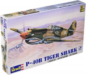 Revell 85-5209 P-40b Tiger Shark - 1/48 Kit Para Montar 