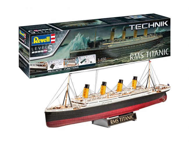 Rms Titanic Technik Kit De Com Som E Iluminação Revell 00458