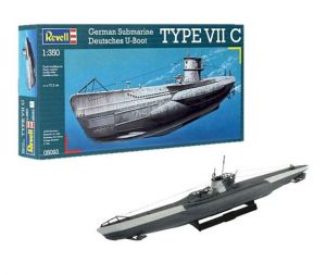 Rvell 05093 Submarino Alemão Tipo Vii C - 1/350 kit Para Montar 