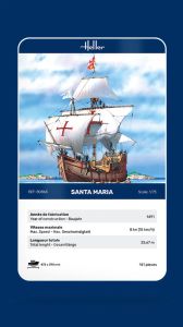 Santa Maria 1/75 Kit De Montar Heller 80865