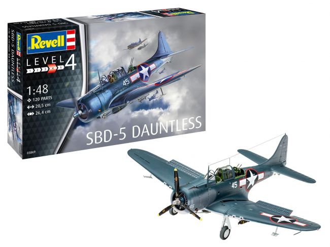 SBD-5 Dauntless Navyfighter 1/48 Kit de Montar Revell 03869