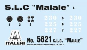 S.L.C. MAIALE With Crew 1:35 Kit De Montar Italeri 5621