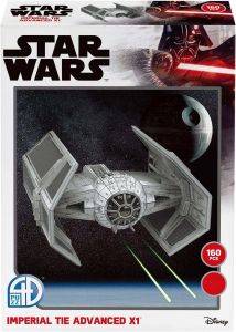 Star Wars Imperial TIE Advanced X1 quebra-cabeça 4D Revell 00318