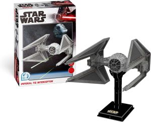 Star Wars Imperial TIE Interceptor quebra-cabeça 4D Revell 00319