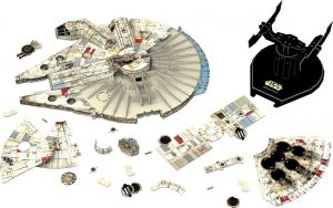  Star Wars Millennium Falcon quebra-cabeça 4D Revell 00323