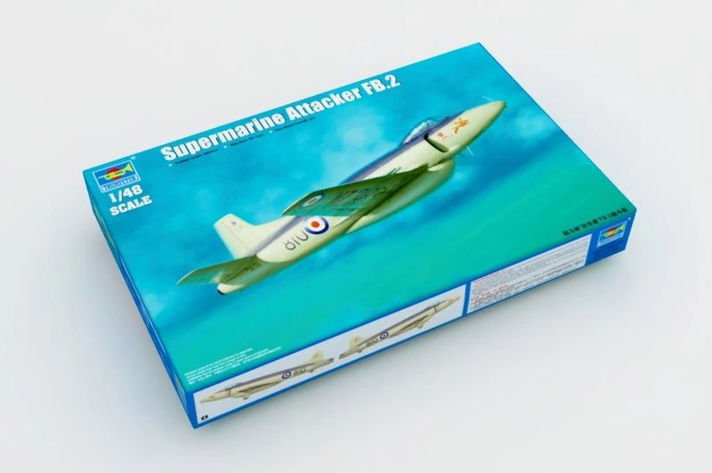 Supermarine Attacker FB.2 Fighter 02867 1/48 Kit De Montar Trumpeter 02867