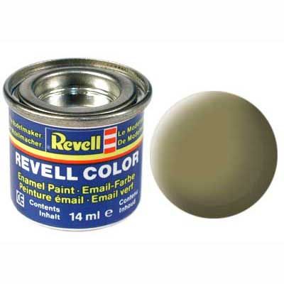 Tinta Revell 32142 Esmalte Sintetico - Olive Yellow Matt (Amarelo Esverdeado Fosco) 14ml