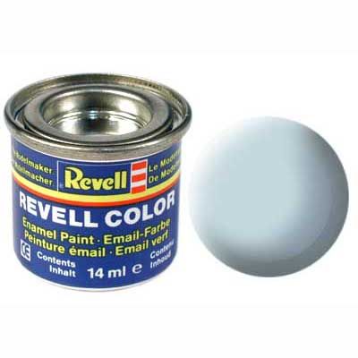 Tinta Revell 32149 Esmalte Sintético - Light Blue Matt (Azul Claro Fosco) 14ml