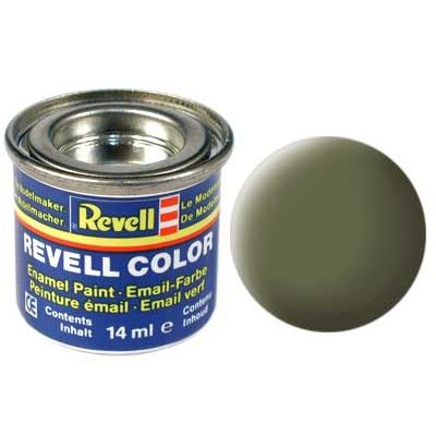 Tinta Revell 32168 Esmalte Sintetico - Dark Green Mat Raf - 14ml