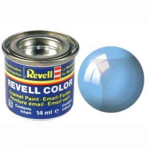 Tinta Revell 32752 Esmalte Sintetico - Azul Transparente  (Blue Clear) 14ml