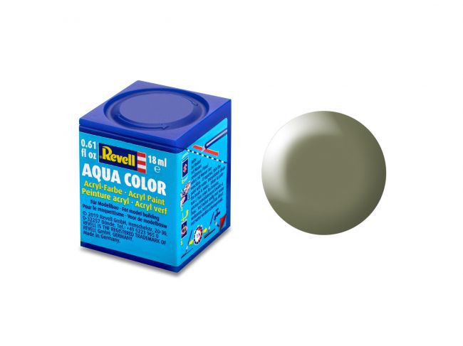 Tinta Revell 36362 Aqua Color (Verde Acinzentado, Seda, 18ml Semi Fosca)  18ml