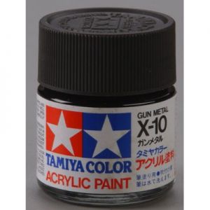 Tinta Tamiya Acrí­lica X-10 Gun Metal -10ml 81510