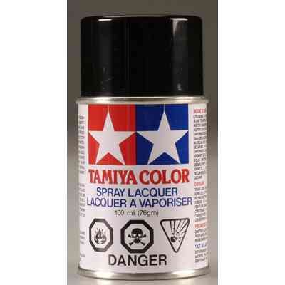 Tinta Tamiya PS-5 Preto para bolha de Policarbonato 100ml - 86005