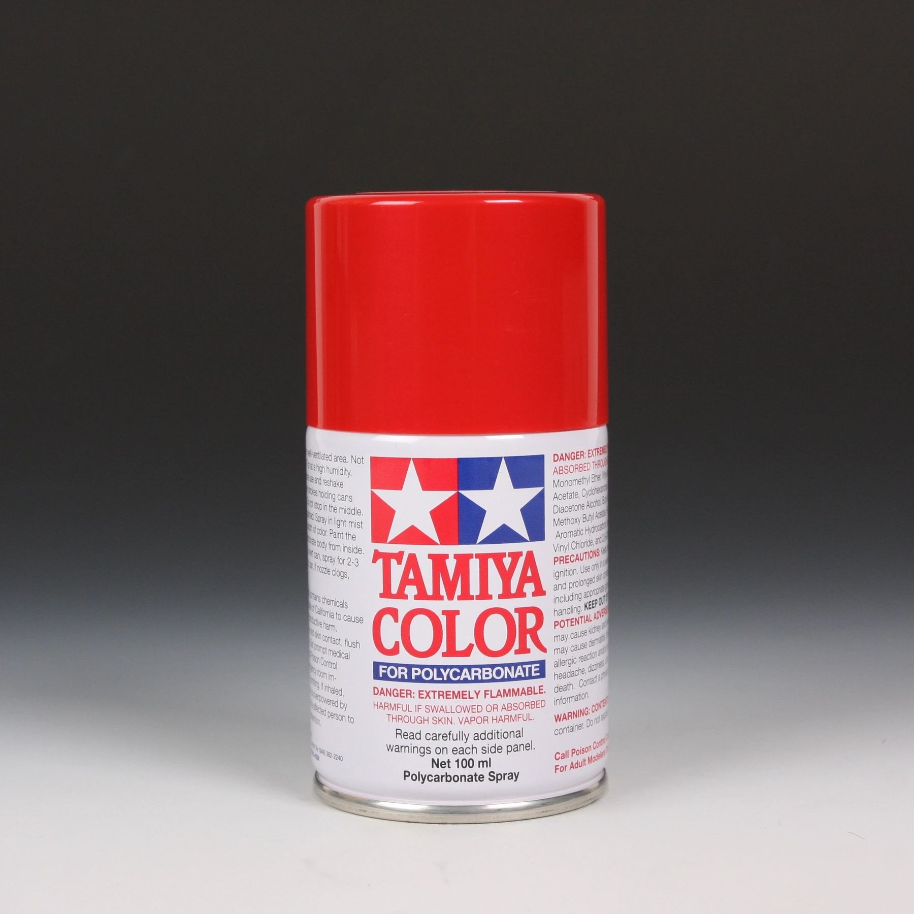 Tinta Tamiya Spray  PS-60 Bright Mica Red Ferrari F60 100ml TAM 86060