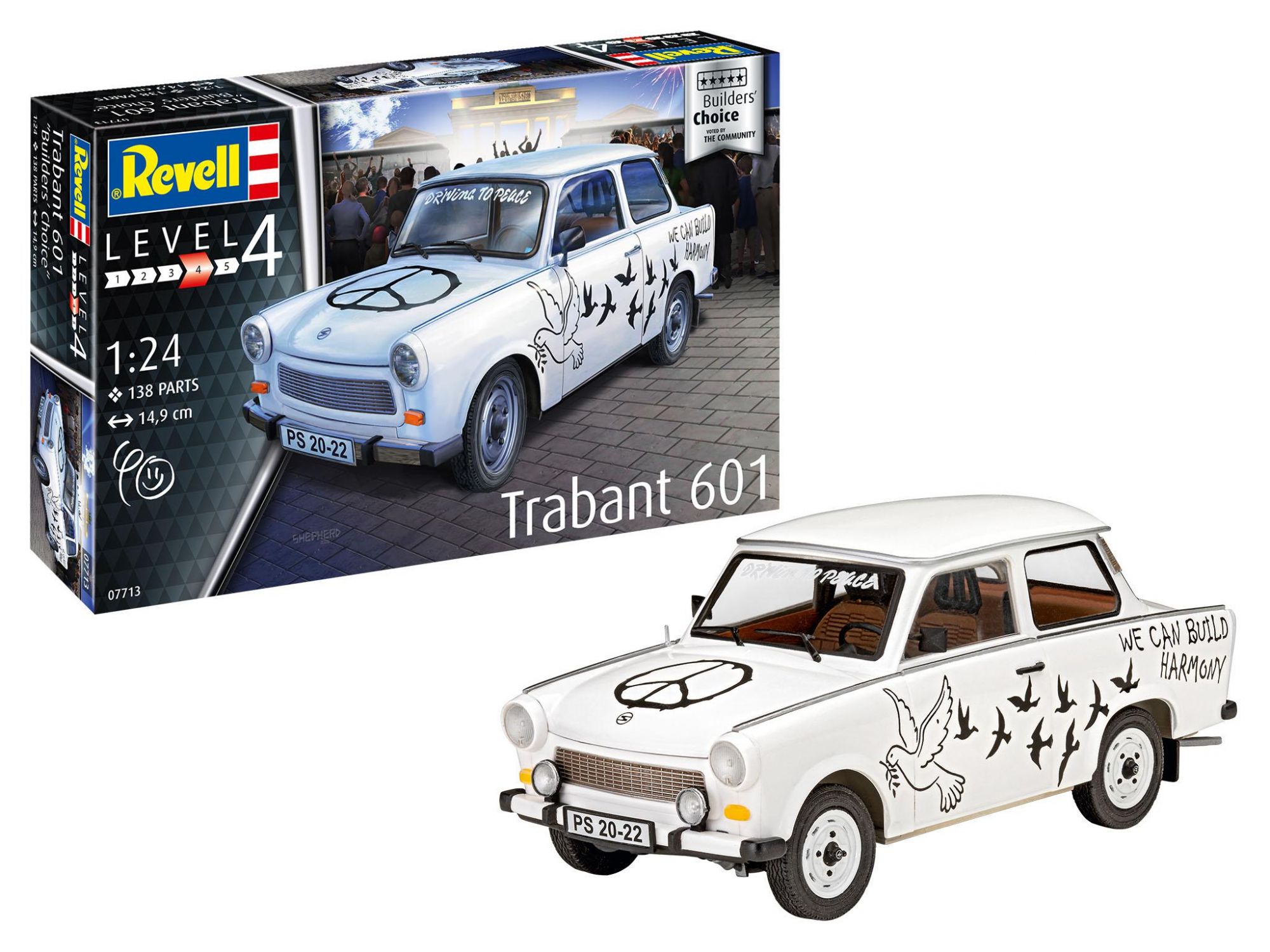 Trabant 601S 1/24 Kit de Montar  Revell 07713