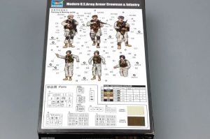  Tripulante de armadura do exército dos EUA 1/35 Kit Trumpeter 00424