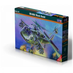 UH-60 Um Black Hawk Helicóptero 1/72 Kit de Montar F-22