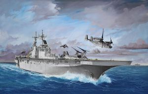 Us Navy Assault Carrier Wasp Class 1/700 Kit Revell 05178