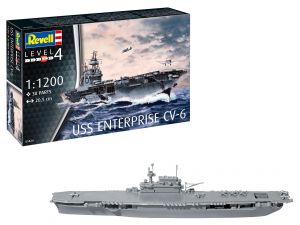 USS Enterprise CV-6 1/1200 Kit de Montar Revell 05824