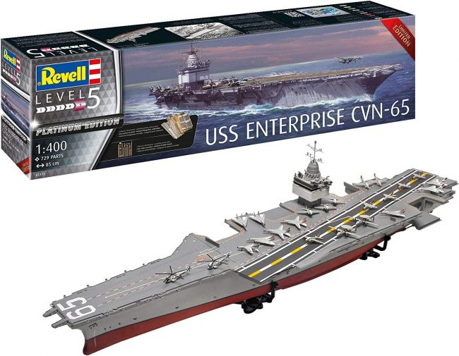 USS Enterprise CVN-65 - 1/400 Kit de Montar Revell 05173