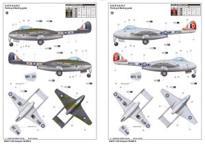 Vampire FB.MK.9  1/48 Kit De Montar Trumpeter 02875